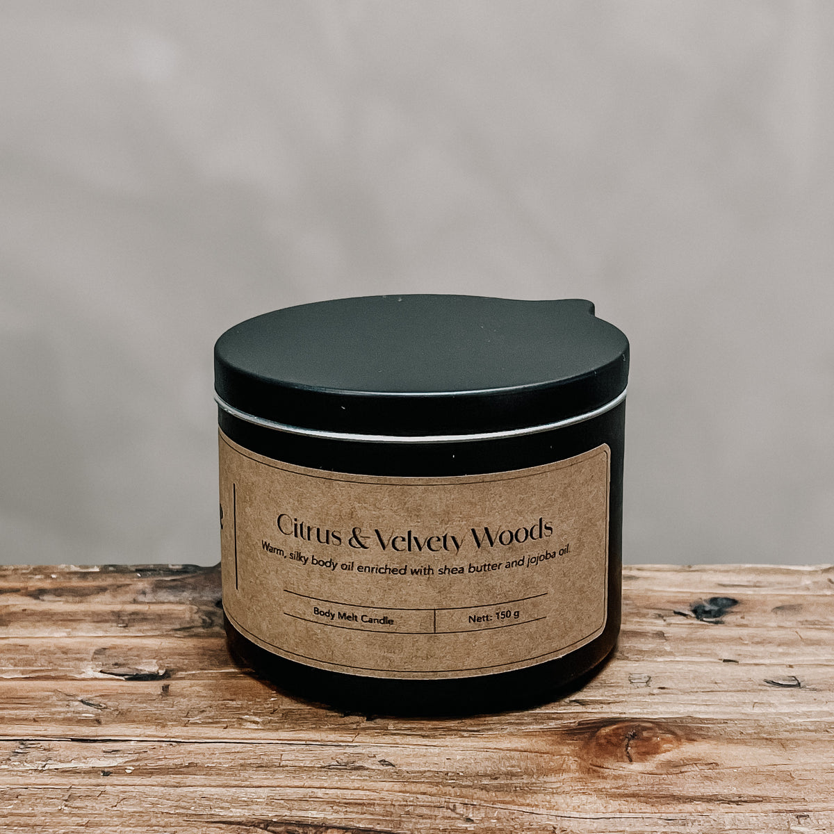 Citrus & Velvety Woods Body Melt Candle