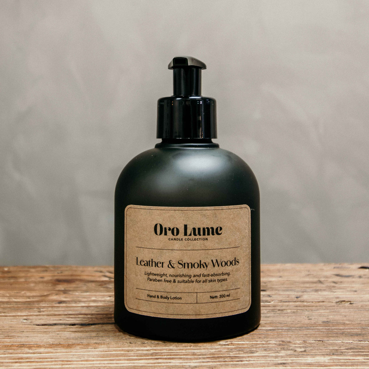 Leather & Smoky Woods Hand & Body Lotion