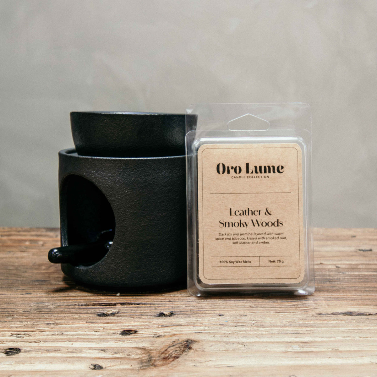 Leather & Smoky Woods Wax Melts