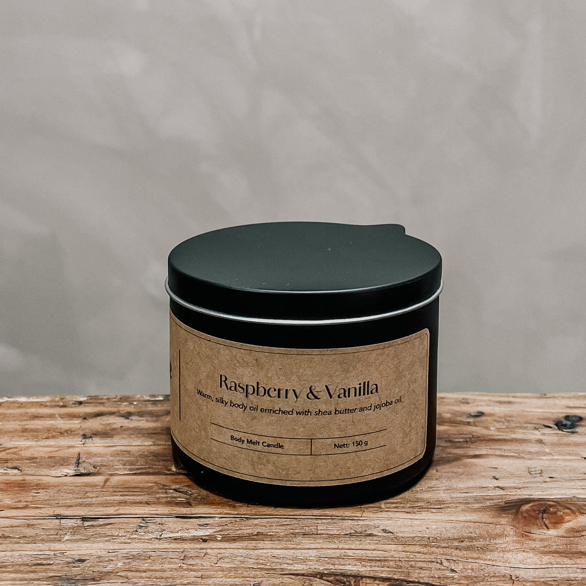 Raspberry & Vanilla Body Melt Candle