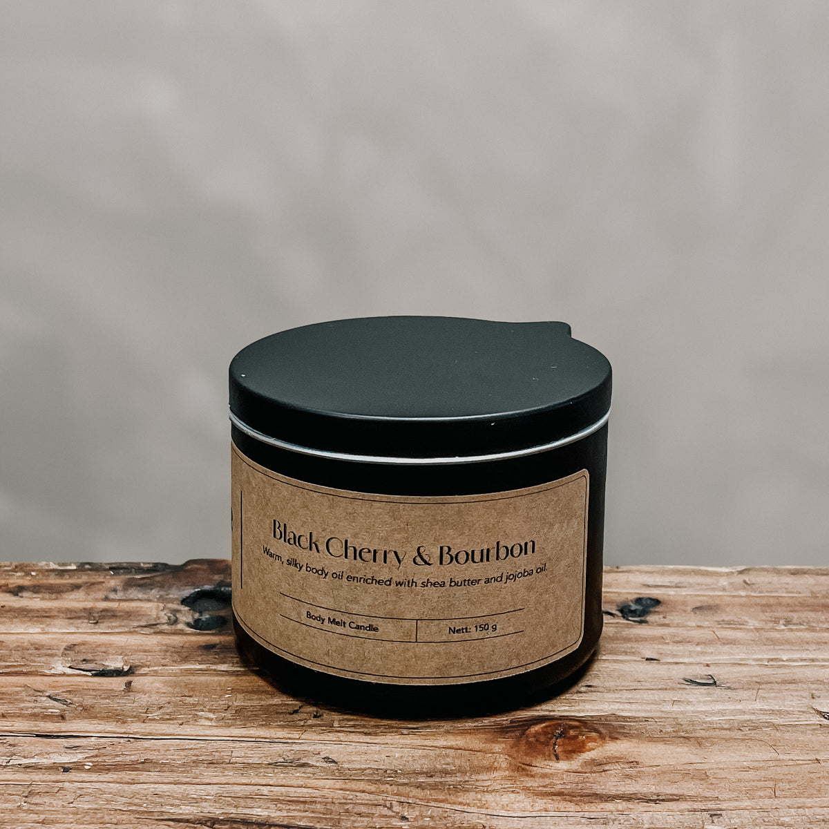 Black Cherry & Bourbon Body Melt Candle