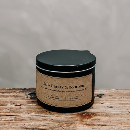Black Cherry & Bourbon Body Melt Candle