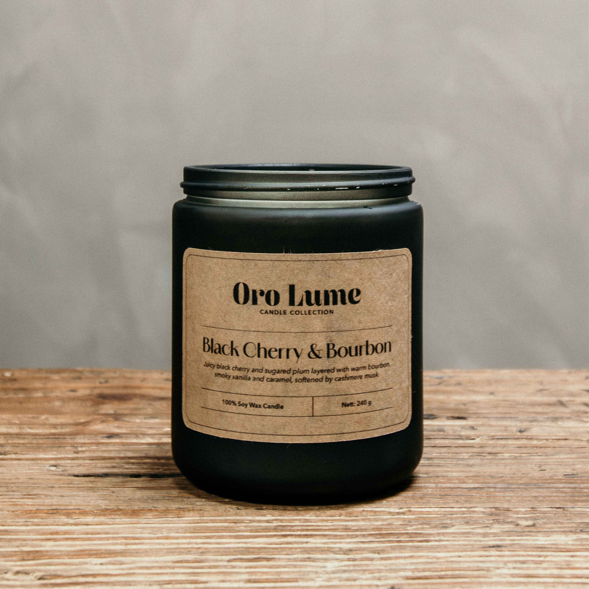 Black Cherry & Bourbon Soy Candle