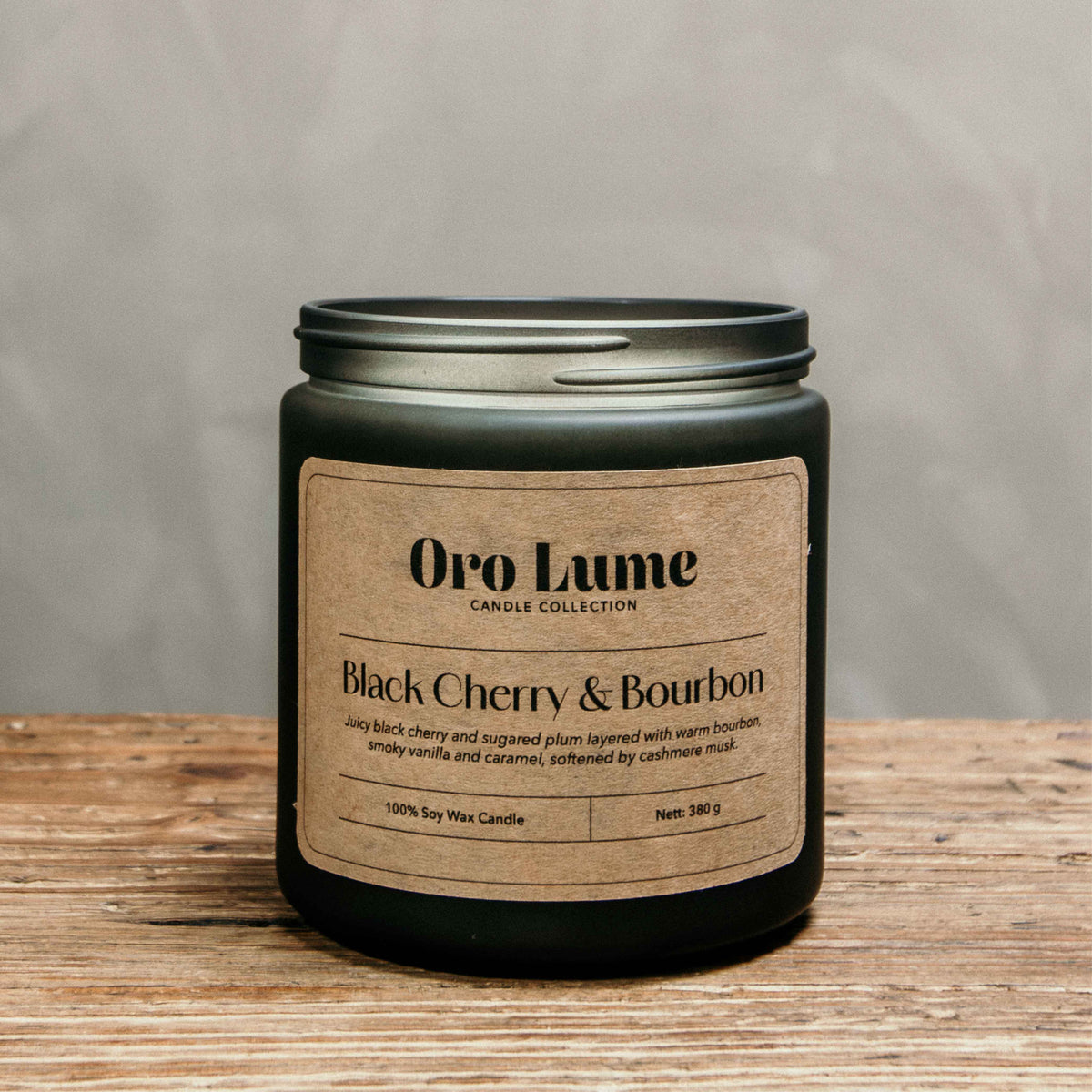 Black Cherry & Bourbon Soy Candle