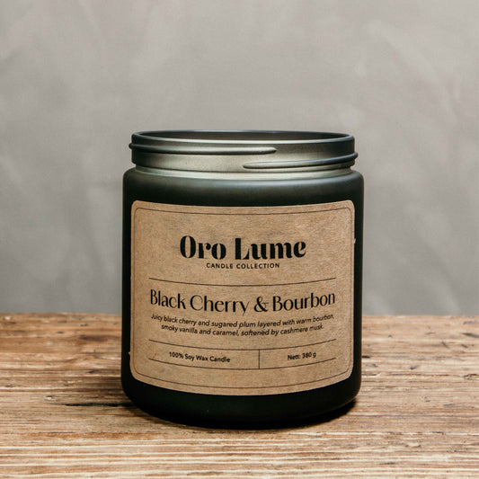 Black Cherry & Bourbon Soy Candle