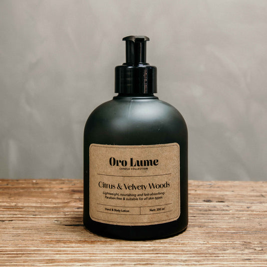 Citrus & Velvety Woods Hand & Body Lotion