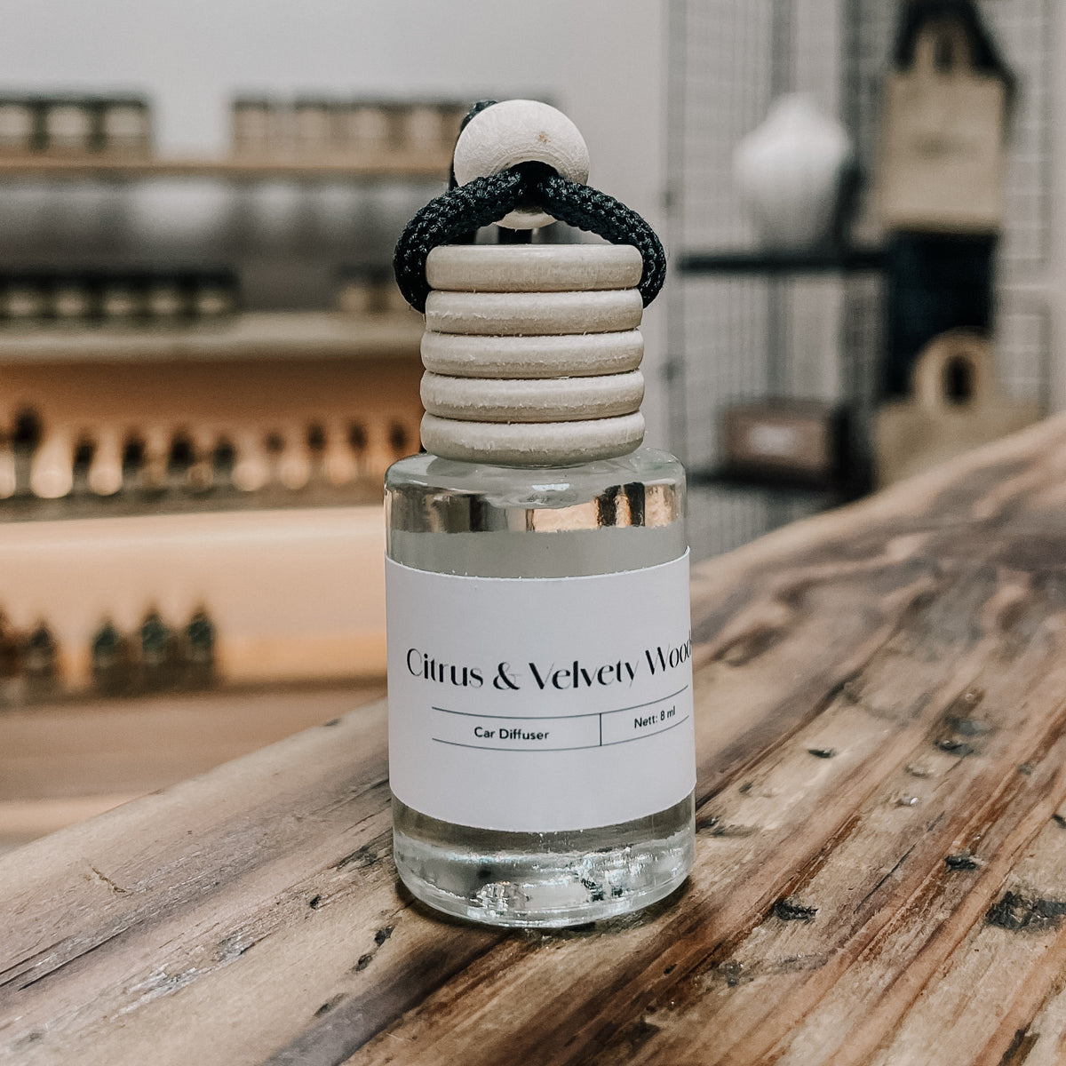 Citrus & Velvety Woods Car Diffuser