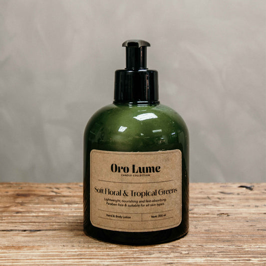 Soft Floral & Tropical Greens Hand & Body Lotion