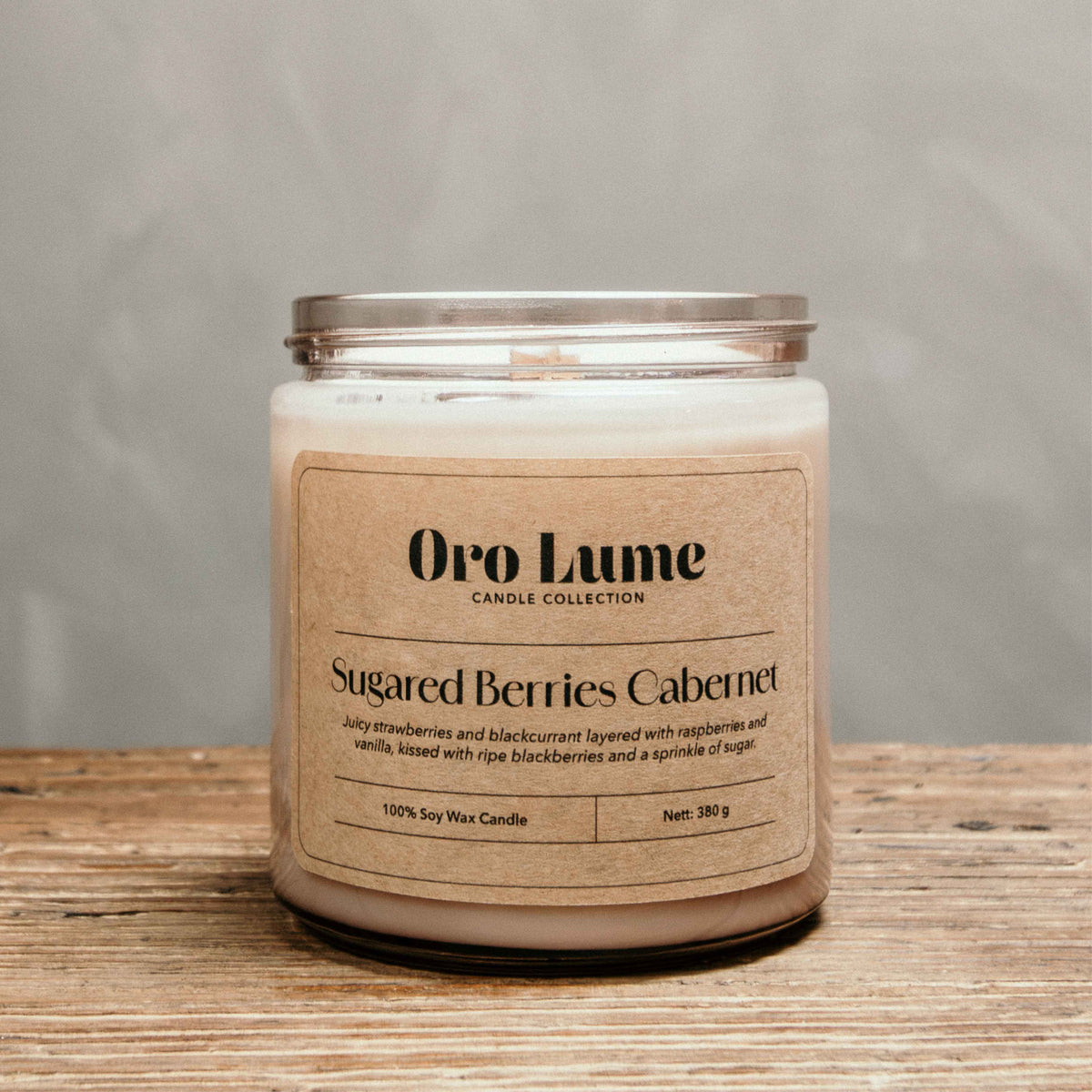Sugared Berries Cabernet Soy Candle