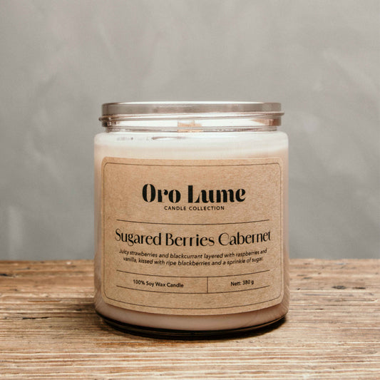 Sugared Berries Cabernet Soy Candle